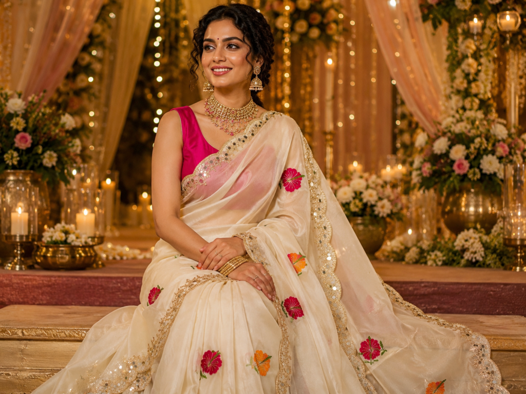 silk saree for wedding ceremony