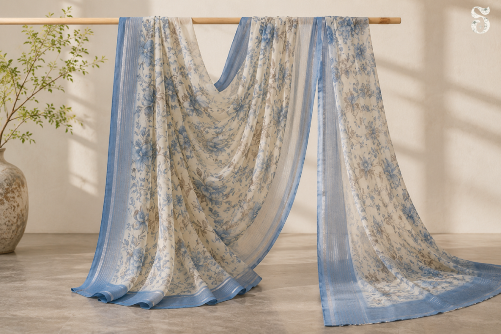 chiffon georgette saree care tips
