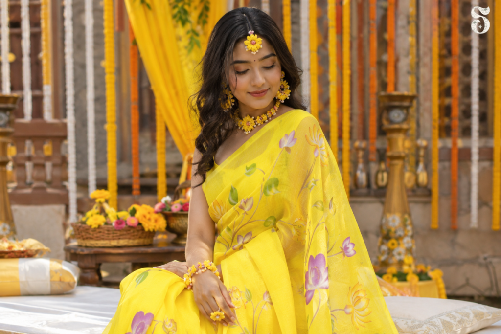 wedding guest saree