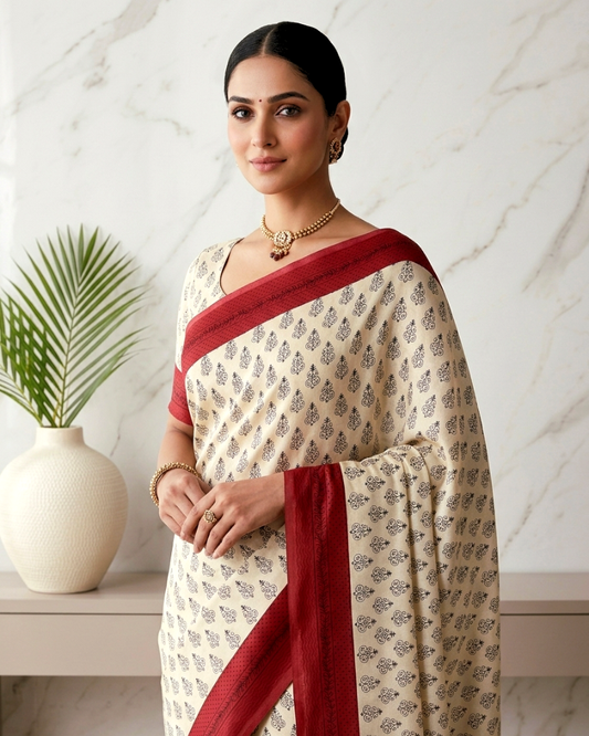 Saytha Royal Elegance Silk Crepe Saree