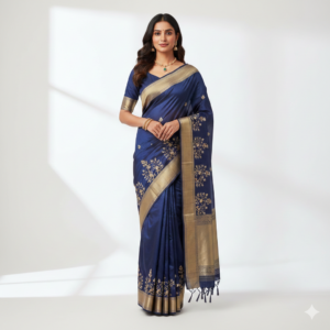 Elegant Red Festive Saree