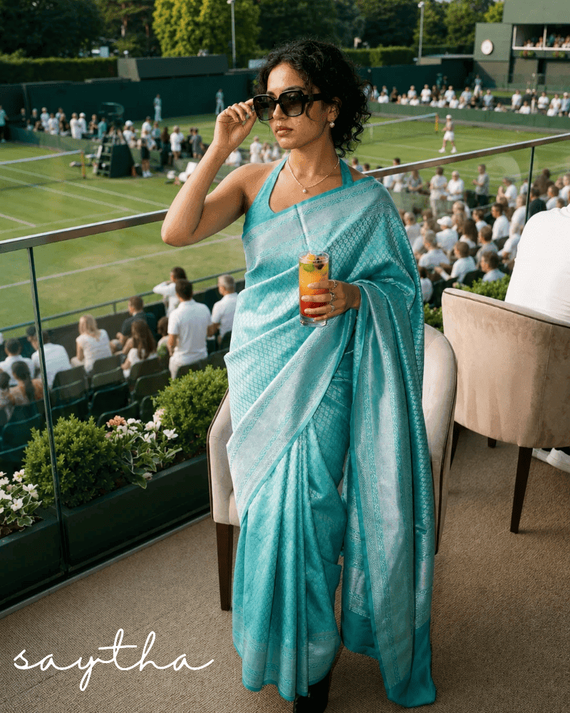 Saree sale online – Saytha Banarasi Silk Saree with Zari Weave
